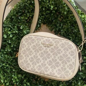 Kate Spade Cream Floral Crossbody Bag